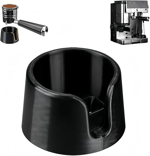 Coffee Tamper Base for Ninja Luxe Cafe Premier ES601EU/ES701EU, Improves Tamping Stability, Robust Tamping Station Portafilter Holder for Ninja Luxe Café Coffee Machine (Circle)
