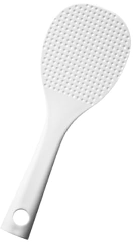 PAMINGONO Cucchiaio per Riso Resistente al Calore, Spatola Antiaderente Riutilizzabile in Plastica Sicura, Paletta Compatta per Uso Domestico, per Cucina, Ristoranti e Hotel