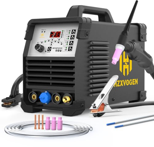 H HZXVOGEN WIG Schweißgerät AC/DC 200A HF Puls Alu