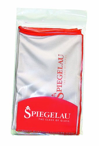 Spiegelau Mikrofaser Poliertuch, Für Gläser, Bildschirme, Glas- und Hochglanzoberflächen, 64x50 cm, Weiß, 0000149 | Für Gläser, Bildschirme, Glas- und Hochglanzoberflächen