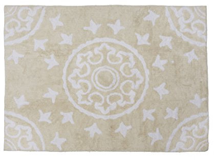 100% Baumwolle Teppich Maschine waschbar für Aratextil. Collection Duna Beige 120x160 cms