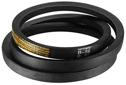 sourcing map B-56 V-Belts 56 Inner Length, B-Section Rubber Drive Belts