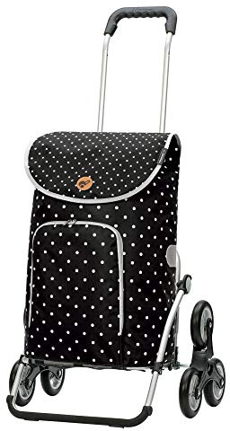 ANDERSEN Einkaufstrolley - Treppensteiger Royal Shopper Ole schwarz 47 L Handwagen,modisch,Shopping, Aluminium, klappbar, Räder abnehmbar, ...