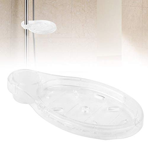 Portasapone trasparente, portasapone doccia portasapone asta di sollevamento per accessori da bagno