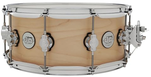 DW Design Series Maple Snare Drum - 6x14, Natural Satin
