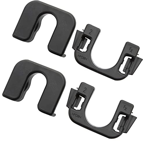 ZEALfix 2 Set Hutablage Clip passend für Focus MK3 015532109E Schwarz Gepäckbefestigung hinten Kompatibel mit F ord Fiesta Focus B-Max C-Max C3 DS3 Qashqai J10 1539663 8795EN
