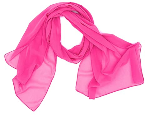 FASHION YOU WANT Damen Schal Stola Halstuch Tuch Seidentuch aus Chiffon für Frühling Sommer Ganzjährig