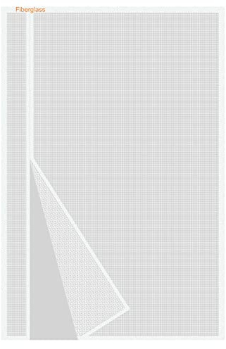 Risareyi Side Opening Magnetic Fly Screens for Doors 75x205cm, White