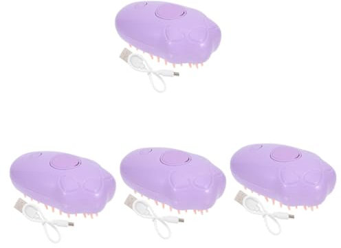Yardwe 4stücke Dampfbürste Für Katzen Mit Selbstreinigungsfunktion Multifunktionale Katzenmassagebürste Für Effektive Fellpflege Für Und Zuhause Stilvollem
