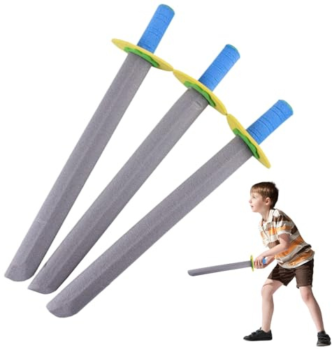 Swords for Kids, 3pcs/set schiuma spada 20,5 spade per bambini eva schiuma giocattolo spada finta giocattolo giocattolo set schiuma spade per giocare giocattoli regalo per ragazzi e ragazze, spade