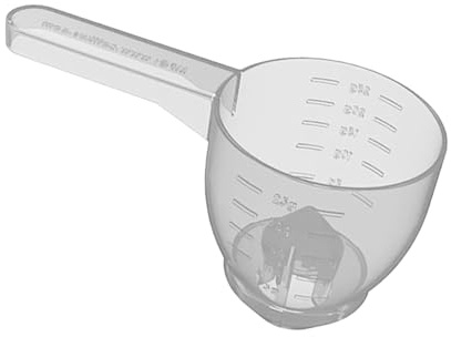 YNPQTDS Cucchiaio dosatore Imbuto, Scoop, Scoop per polvere, Proteine Scoop, Misuratore multiuso per cibo per cani, Comodo misurino, Cucchiaio per bucato per detersivo in polvere, Merci secche Caffè