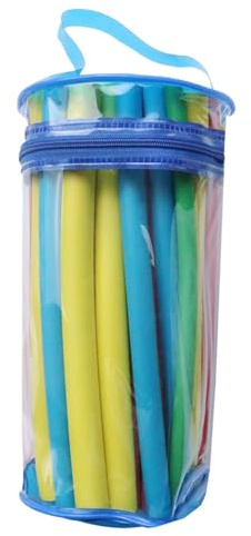 Twist- Rod Set Lockenstab Set mit 42 flexiblen Lockenstab aus weichem Schaumstoff | Twist Foam Lockenwickler Lockenwickler Lockenwickler aus Schaumstoff ohne Flexibel 9 Ohne Magisch