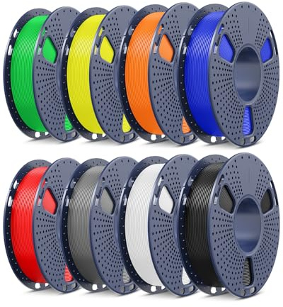 SUNLU Rapid PLA Plus 2.0 Filament Bundle, 8 Mini Spools, 250g/Spool