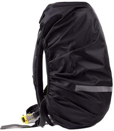 GALPADA Housse De Pluie Imperméable pour à Dos s Noir Compact Et Flexible Protège Pluie