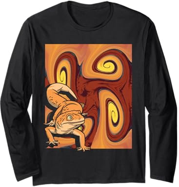 Gargoyle Gecko Reptile Lover | Funny Lizard Pet Owner Long Sleeve T-Shirt