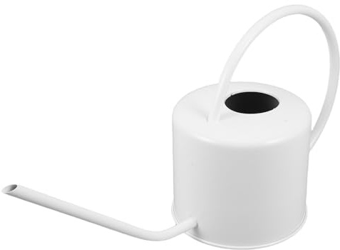 NOLITOY Regadera de Acero Inoxidable 13L Boquilla Larga para Plantas de Interior y Jardín Regadera Grande de Metal para Riego Preciso de Flores y Macetas