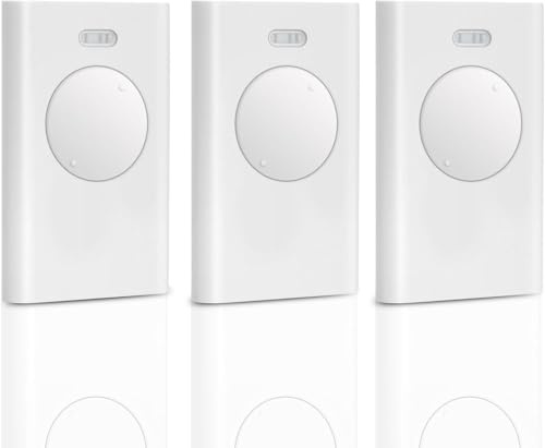 3Pcs Telecomando Cancello, 433,92 MHz, 2 Canali telecomando per XT2, 787007, 787008, Bianco