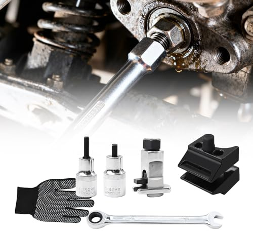 4 Pezzi Strumento Separatore Strumento Universale per Divaricatore Puntone Sospensione con Mozzo Diviso Smontaggio Molle Eliche per Ammortizzatori e Montanti,Compatibile Con VW,Auto e Veicoli a Motore