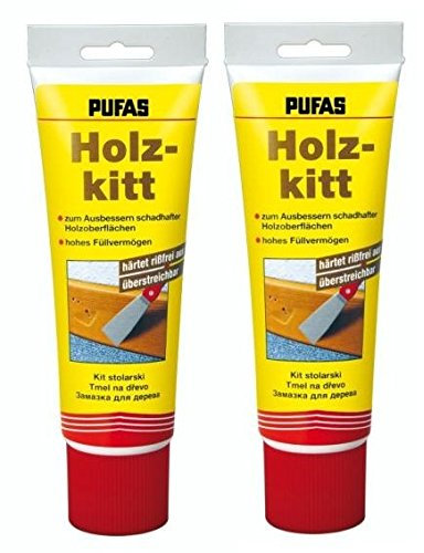Pufas Holzkitt 400g im Spar - Doppelpack