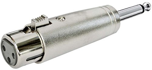 keepdrum ADP11 XLR Female - 6,3mm Klinke Adapter Stecker