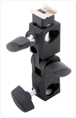 Soporte articulado para Flash Externo y Paraguas
