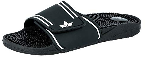 Lico POOL Unisex Vuxen Badskor, Svart/vit, 39 EU