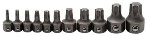 Gearwrench 81560 11 pc. Set de llaves de llave de trinquete llave Torx Insertar, Negro