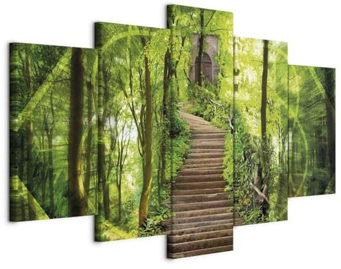 B&D XXL - Akustikbild Akustikbild Natur, Schallschutz, Wohnzimmer, Büro | Verbessert Raumakustik, reduziert Hall, ideal fürs Büro oder Wohnzimmer, hochwertige Verarbeitung, schnelle Montage, stilvoll
