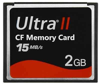 2 GB Ultra II CF Memory Card 15MB/S (SDCFH-002G-A11) SLR Camera Card for Professional Photographer,Videographer,Enthusiast