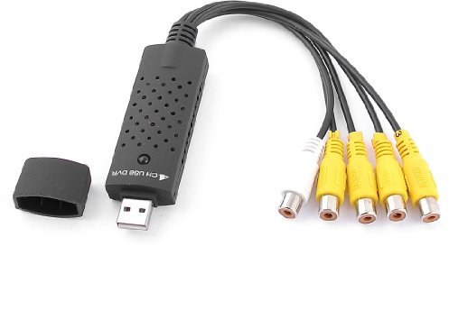 Ruilogod Video Audio Capture USB 2.0 DVR 4 CANAL ADAPTADOR DIGITAL Recorder