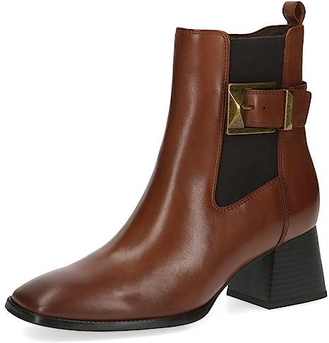 Caprice Dam 9-25344-41 snörstövletter med klack, brun, 38 EU, BRUN, 38 EU