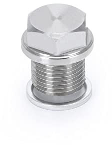 OSTREY Bolzenschraube M12x1,5 M12x1,25 M14x1,25 M14x1,5 M16x1,5 M18x1,5 M20x1,5 1-1/16 Magnetische Ölablassschraube Und Ölablasswannenmutter Aus Edelstahl (Color : M18x1.5)
