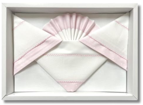 Palla Pallina Set 3 Lenzuola Carrozzina Tela Aida 55 Fori Ricamabile 100% Cotone + Lenzuolo Sotto con Angoli Federa Traspirante Bambino Bambina Idea Regalo Made in Italy(CARROZZINA, TELA AIDA, ROSA)