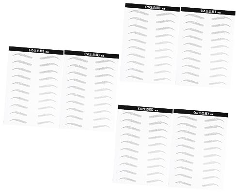 MAGICLULU 3sets Natürliche Augenbrauen Patch Augenbrauenformer Für Frauen Simulierte Haarform 2 Blätter * 3