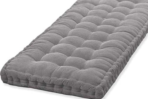 Bankkissen Bankauflage 1/2/3 Sitzer ,90x40/100x40/120x40/150x50/160x40/160x50cm Sitzauflage 10cm Dickes Outdoor Sitzkissen Bank, Rechteckiges Bankpolster, Waschbar Gartenbank Auflage(Color:12a,Size:11