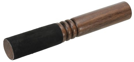 sourcing map Singing Bowl Mallet Strike 2.4x18CM Sandalwood Brown Sound Bowl Drum Stick for Meditation Yoga Relax