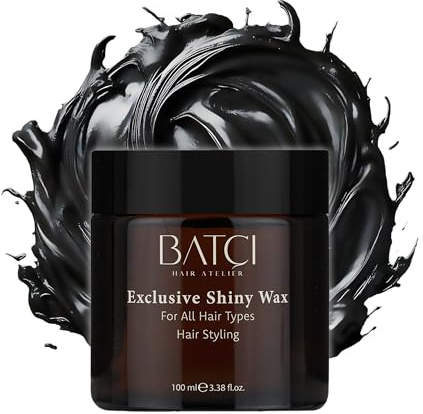 BATCI HAIR ATELIER Shiny Wax Exclusives Haarwachs mit strahlendem und langanhaltendem Glanz, 3,38 Unzen flüssig