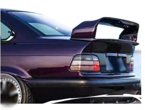 Heckspoiler Für E36 M3 Spoiler 1990–2000 M3 Serie GT Style Spoiler E36 Serie 3 Coupe ABS Kunststoff Unlackiert Heckspoiler Heckflügel Heckflügel(Kohlefaser-Optik)