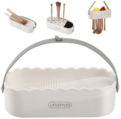 DUcare Make-up-Pinsel-Reiniger, solide Seifenreiniger, leicht zu reinigende Pinsel und Make-up-Schwämme (Mehrfarbig3)
