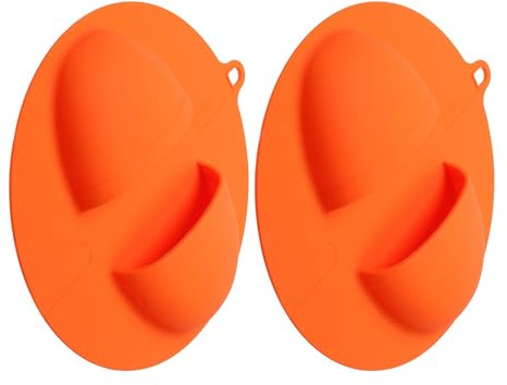 Lot de 2 gants de protection thermique en silicone de qualité alimentaire pour cuisine et cuisson en plein air
