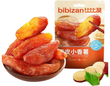 BaiLiSnacky Getrocknete Süßkartoffel Snacks (240g) – Natürliche Süßkartoffelchips Ohne Zusatzstoffe Reich An Ballaststoffen Vegan & Gesund – Perfekter Knabber-Snack Für Unterwegs