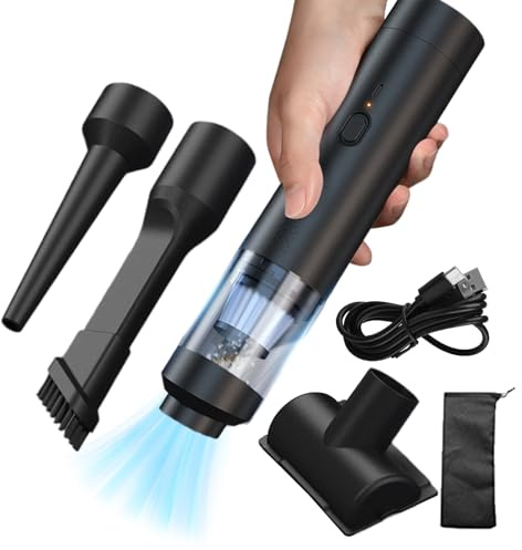 Aspirateur de Voiture sans Fil,Aspirateur Souffleur sans Fil 19000Pa,pour Maison Bureau Camion Poussière Poils Sol Moquette Voiture - Maison Bureau Poils Poussière Tapis Nettoyage