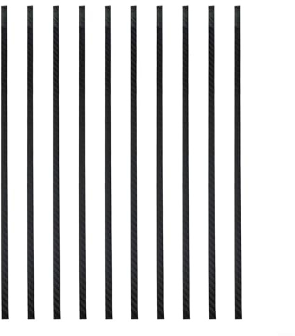 Lot de 10 raquettes de tennis de table en polyuréthane pour bandes latérales de protection de 42 cm pour raquettes de ping-pong, largeur de 0,6 cm et 0,8 cm, noir/bleu (8 mm)