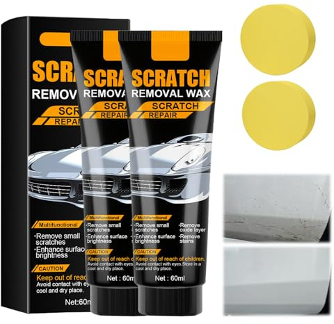 Kratzer Entferner Auto, Scratch Remover Wax 120ml, Autopolitur Kratzer Entfernen Für Auto Kratzer Entferner und Politur, Quick Effect Coating Agent Für alle Fahrzeuge