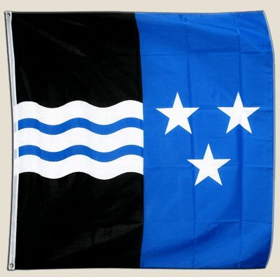 Flagge Schweiz Kanton Aargau - 90 x 90 cm [Misc.]