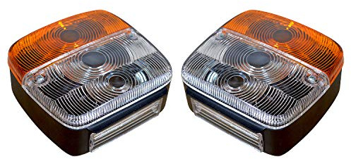 Bajato 2 x Remolque de Tractor máquina agrícola Lámpara Frontal luz- 11002202