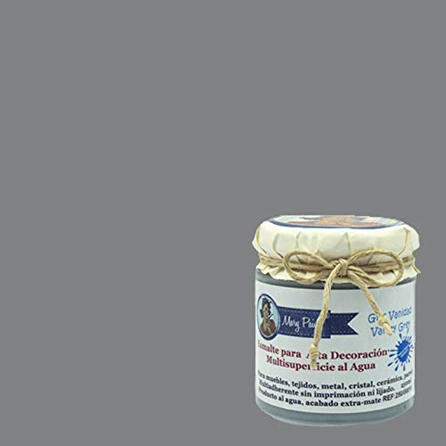 Mary Paint 250/00016 Wasserfarbe, Grau, 250 ml