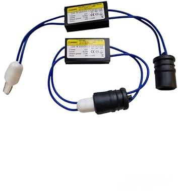 2x T10 W5W Stecksockel Widerstände Lastwiderstand LED SMD- keine Fehlermeldung mehr (2)