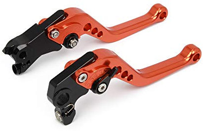 JFG RACING 1 par Palancas Embrague Freno Moto para 690SMC/SMCR 2014-2021 690ENDURO/R 2014-2023 701 SUPERMOTO/ENDURO 2017-2021 1050 Adventure 2016 1090 Adventure/R 2017-2019 Naranja
