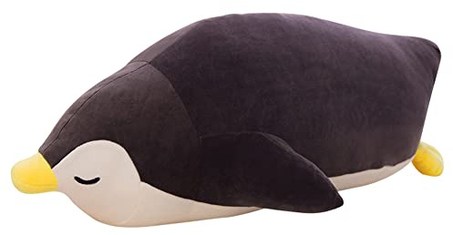JAWSEU Stofftiere Plüschkissen, Netter Pinguin Seitenschläferkissen, Pinguin Kissen für Kinder Dekoration Extrem Weich, Puppe Weiche Tier Spielzeug für Geburtstag Kinder, 70cm